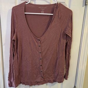 Long sleeve soft and sexy shirt